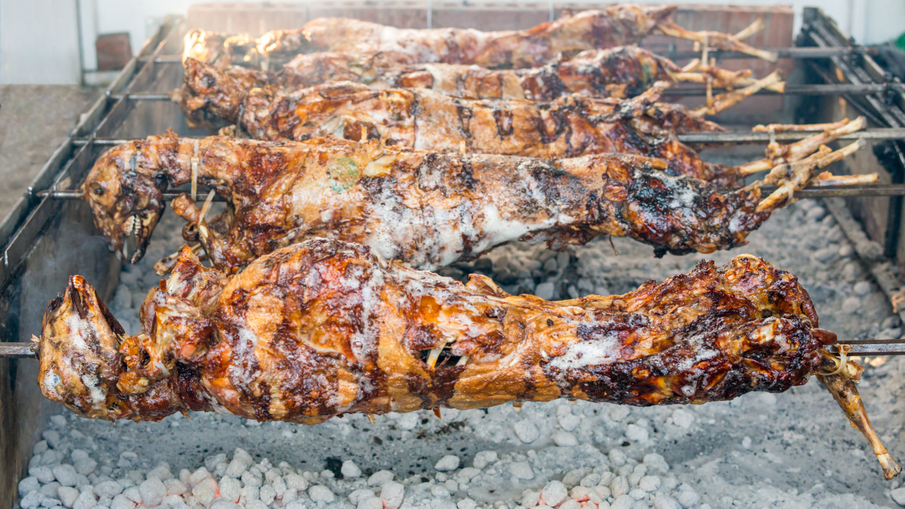 Lamb on Spit_Greek Easter Food